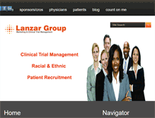 Tablet Screenshot of lanzargroup.com